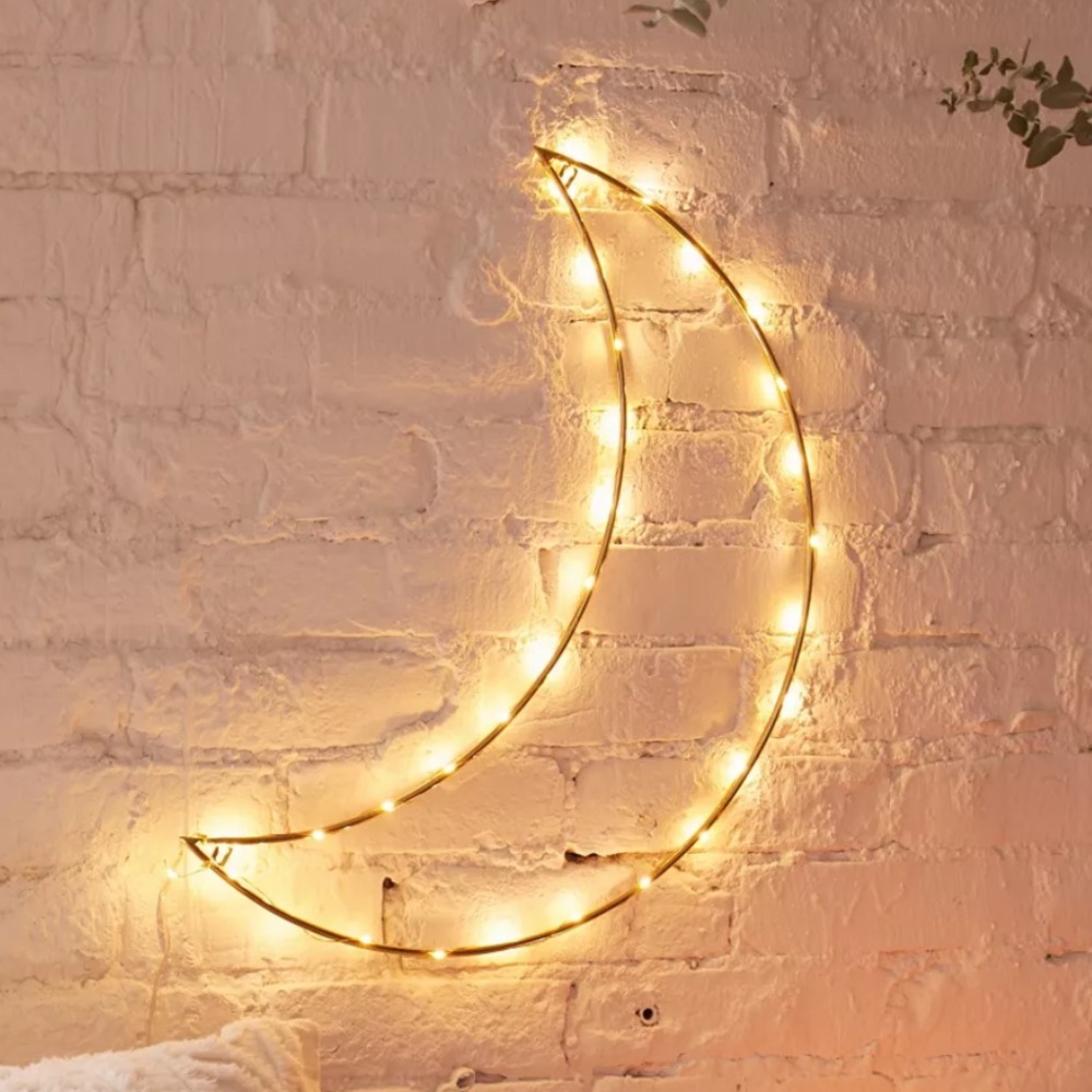 Urban Outfitters Geo Moon Light Sculpture